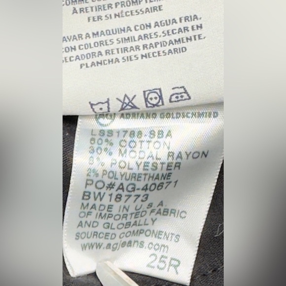 Adriano Goldschmeid Abbey Ankle Super Skinny Midrise Jeans 25R - Picture 11 of 11